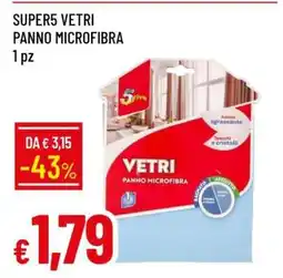 Famila SUPER5 VETRI PANNO MICROFIBRA offerta