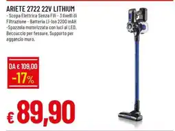 Famila ARIETE 2722 22V LITHIUM offerta