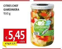 Famila CITRES CHEF GIARDINIERA offerta