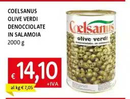 Famila COELSANUS OLIVE VERDI DENOCCIOLATE IN SALAMOIA offerta