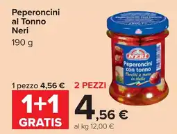 Carrefour Peperoncini al Tonno Neri offerta