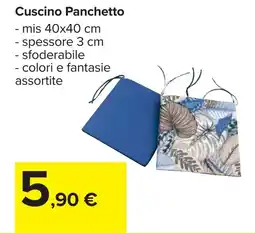Carrefour Cuscino Panchetto offerta