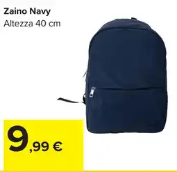 Carrefour Zaino Navy offerta