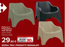 Carrefour Poltrona in Polipropilene mod. Nuvola offerta