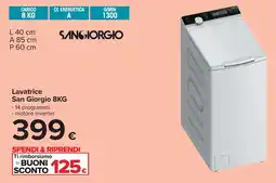Carrefour Lavatrice San Giorgio 8KG offerta