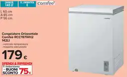 Carrefour Congelatore Orizzontale Comfeè RCC197WH2 142LI offerta