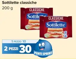 Carrefour Sottilette classiche offerta