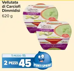Carrefour Vellutata di Carciofi Dimmidisì offerta