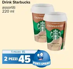 Carrefour Drink Starbucks offerta
