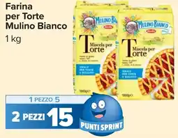 Carrefour Farina per Torte Mulino Bianco offerta