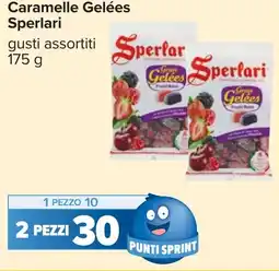 Carrefour Caramelle Gelées Sperlari offerta