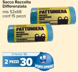 Carrefour Sacco Raccolta Differenziata offerta