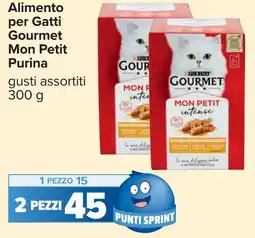 Carrefour Alimento per Gatti Gourmet Mon Petit Purina offerta