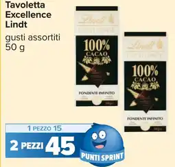 Carrefour Tavoletta Excellence Lindt offerta