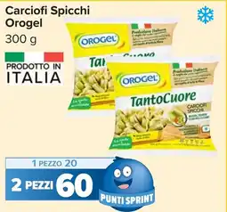 Carrefour Carciofi Spicchi Orogel offerta