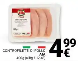 Supermercati Gulliver Controfiletti di pollo AIA offerta