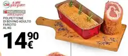 Supermercati Gulliver Polpettone di bovino adulto farcito offerta