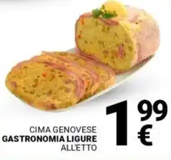 Supermercati Gulliver Cima genovese GASTRONOMIA LIGURE offerta