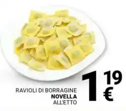 Supermercati Gulliver Ravioli di borragine NOVELLA offerta
