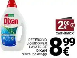 Supermercati Gulliver Detersivo liquido per lavatrice DIXAN offerta