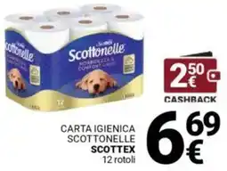 Supermercati Gulliver Carta igienica scottonelle SCOTTEX offerta