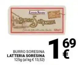 Supermercati Gulliver Burro soresina LATTERIA SORESINA offerta