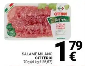 Supermercati Gulliver Salame milano CITTERIO offerta