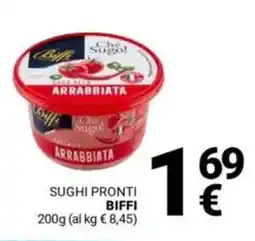 Supermercati Gulliver Sughi pronti BIFFI offerta