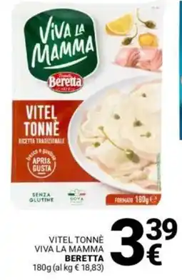 Supermercati Gulliver Vitel tonné viva la mamma BERETTA offerta