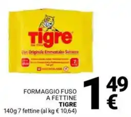 Supermercati Gulliver Formaggio fuso a fettine TIGRE offerta