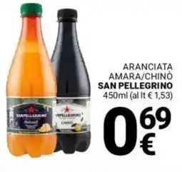 Supermercati Gulliver Aranciata amara/chinò SAN PELLEGRINO offerta