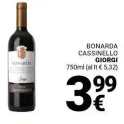 Supermercati Gulliver Bonarda cassinello GIORGI offerta