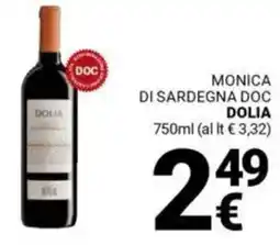 Supermercati Gulliver Monica di sardegna DOC DOLIA offerta
