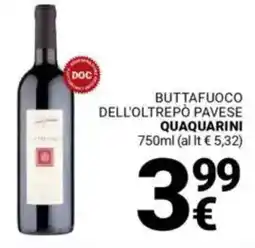 Supermercati Gulliver Buttafuoco dell'oltrepò pavese QUAQUARINI offerta
