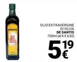 Supermercati Gulliver Olio extravergine di oliva DE SANTIS offerta