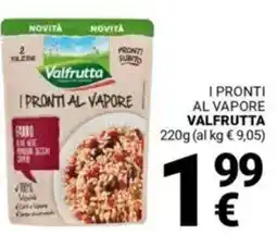 Supermercati Gulliver I pronti al vapore VALFRUTTA offerta