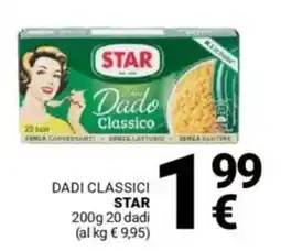 Supermercati Gulliver Dadi classici STAR offerta