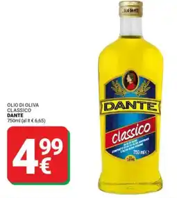 Supermercati Gulliver Olio di oliva classico DANTE offerta