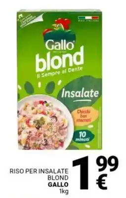 Supermercati Gulliver Riso per insalate blond GALLO offerta
