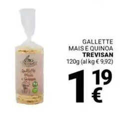 Supermercati Gulliver Gallette mais e quinoa TREVISAN offerta
