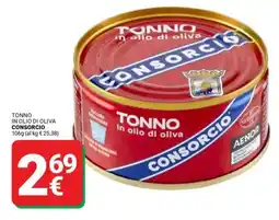 Supermercati Gulliver Tonno in olio di oliva CONSORCIO offerta