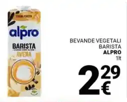 Supermercati Gulliver Bevande vegetali barista ALPRO offerta