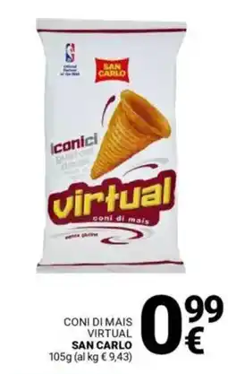 Supermercati Gulliver Coni di mais virtual SAN CARLO offerta