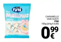 Supermercati Gulliver Caramelle vari gusti FINI offerta