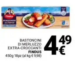 Supermercati Gulliver Bastoncini di merluzzo extra-croccanti FINDUS offerta