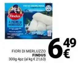 Supermercati Gulliver Fiori di merluzzo FINDUS offerta