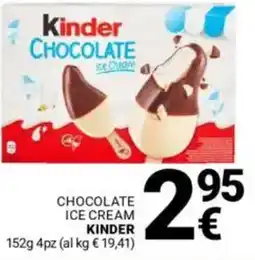 Supermercati Gulliver Chocolate ice cream KINDER offerta