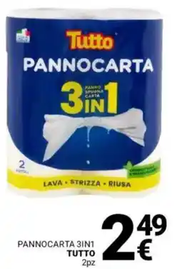 Supermercati Gulliver Pannocarta 3in1 TUTTO offerta