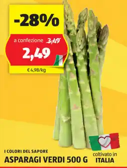 ALDI I colori del sapore asparagi verdi offerta