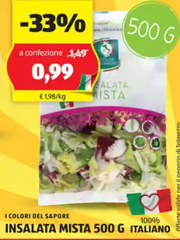 ALDI I colori del sapore insalata mista offerta